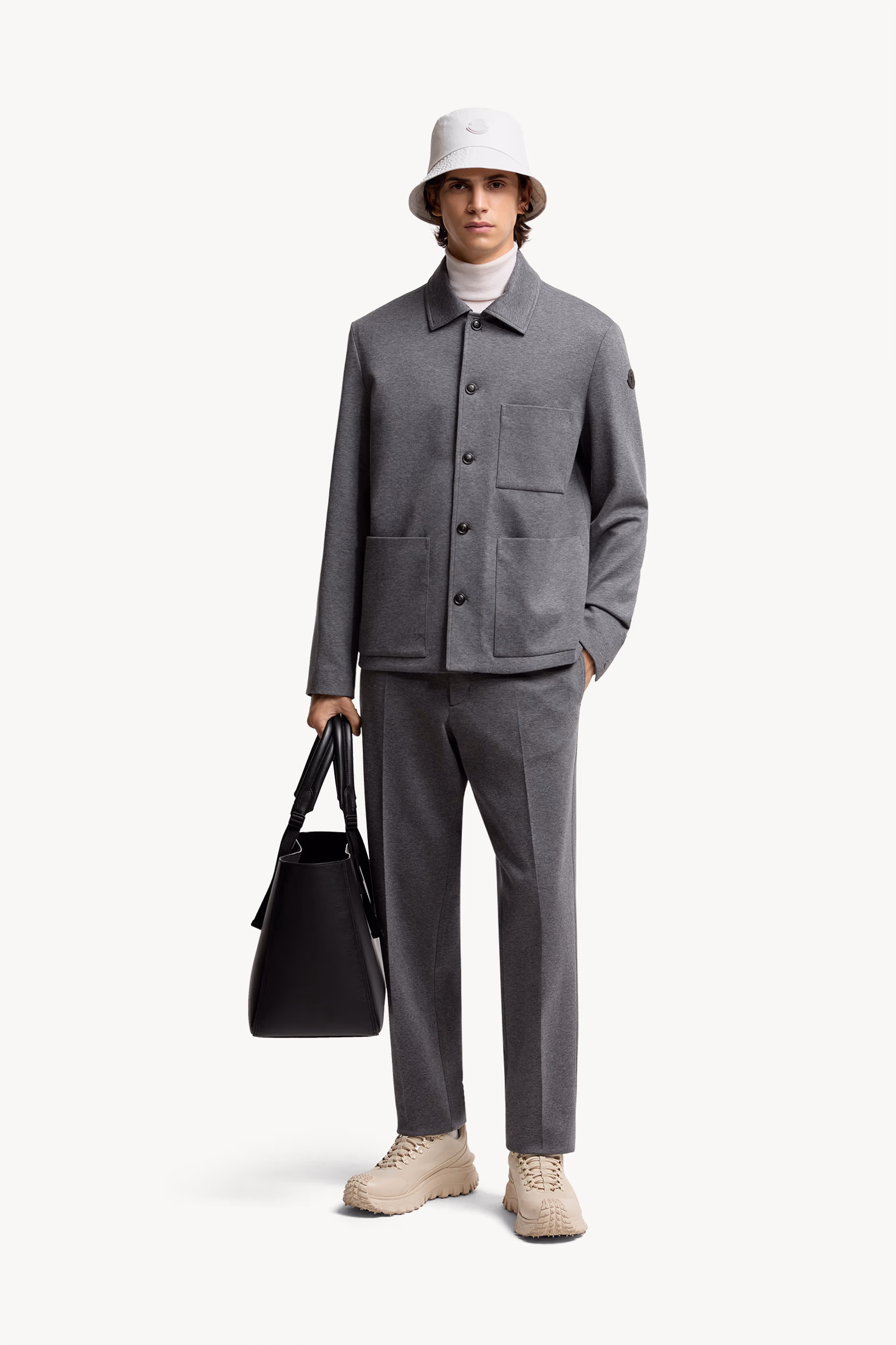Chaqueta camisera Cabalian Hombre Gris Moncler 0